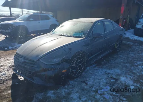 2022 Hyundai Sonata N Line из США, поврежденный, VIN KMHL14JC7NA227659